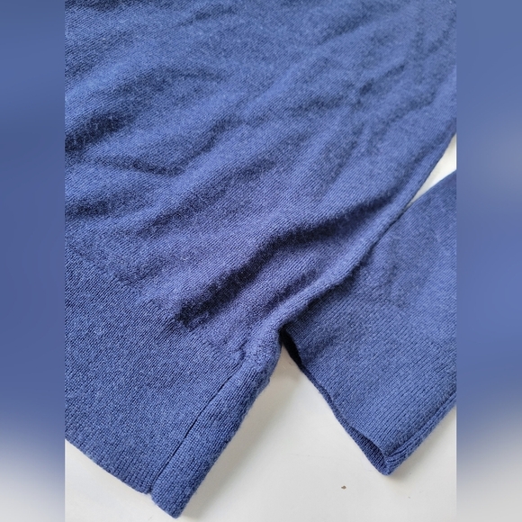 Bananana Republic Men's Merino Wool Blue Sweater M - Picture 5 of 9